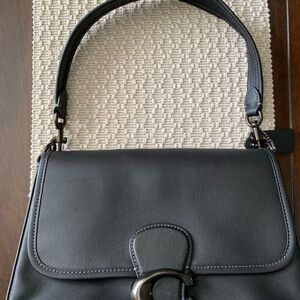 Coach Soft Tabby Black/Pewter